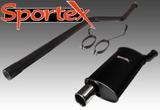 Peugeot 206 CC 1.6 Sportex Race Exhaust System - Single 3" Tailpipe