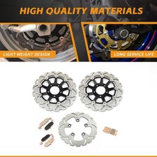 Front Rear Brake Discs Pads For GSF 600 S Bandit 2000-2004 SV 650 S 1999-2002