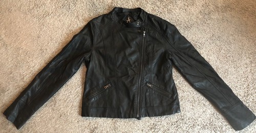 Atmosphere black faux leather - faux,