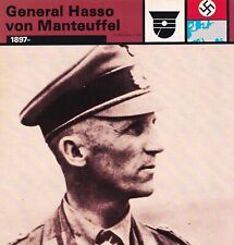 GENERAL HASSO VON MANTEUFFEL ~ 1897- ~ PANZER GENERAL
