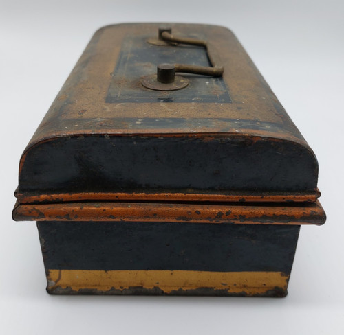 Antique box tin - tin,