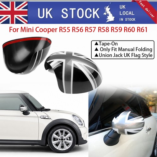Union jack flag side mirror - uk,