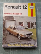 Haynes Renault 12 (1970-1980) Owners Handbook & Servicing Guide
