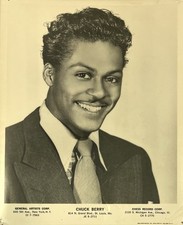 Chuck Berry - Chess Records : Vintage 1950’s USA Large Promo Photo