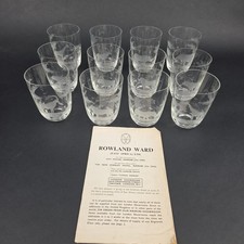 Rowland Ward Engraved Glass