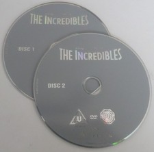 The Incredibles (DVD, 2005) DISCS ONLY