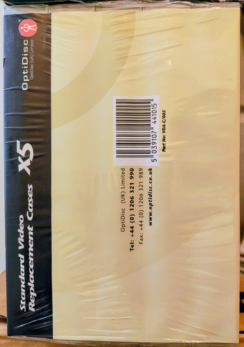 Empty vhs clear - vhs, plastic