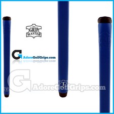 The Grip Master Montana Cow Leather Stitchback Pistol Putter Grip - Blue