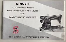 Vintage SINGER  B Z K Motor(