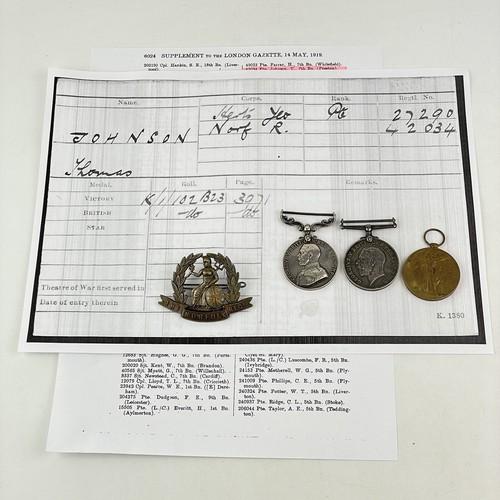 Ww1 military medal group - mm,