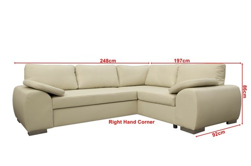 Enzo corner sofa - enzo, with