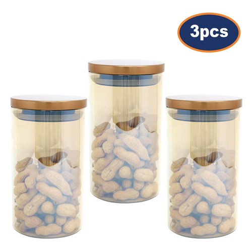 Glass jar airtight lid medium - glass,