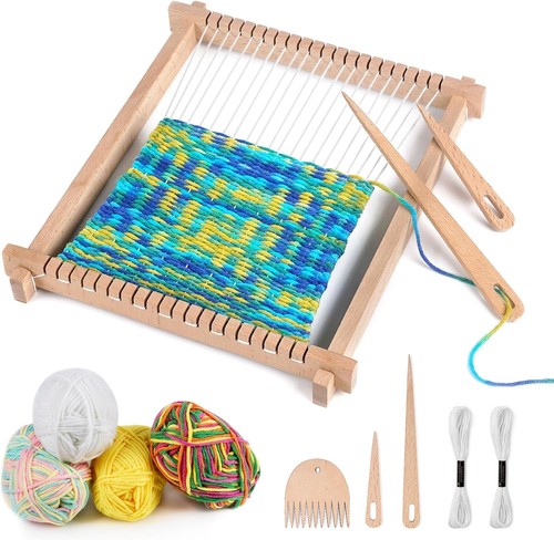 Wooden weaving loom kit - weaving,