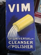VINTAGE ADVERTISING FLIER, "VIM" UNIVERSAL CLEANSER & POLUSHER