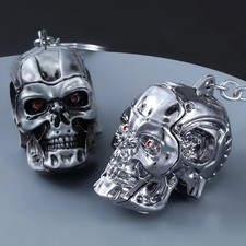 Metal Terminator Skull Head