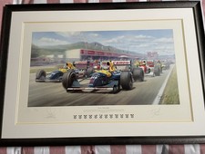 Nigel Mansell OBE Signed Lithograph  ‘Il Leone World Champion’ by Tony Smith
