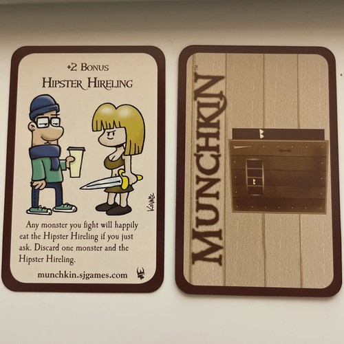Munchkin promo card - card, bonus