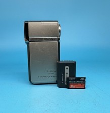 Sony Handycam HDR-TG7 Digital Camcorder With Memory Card, Silver - Tested *read*