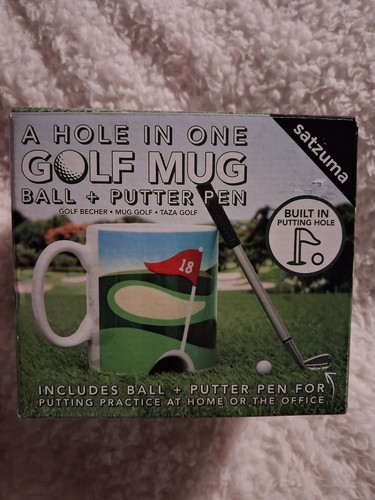 Hole one golf mug - one, new