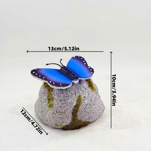 1pc solar butterfly - stone, lamp