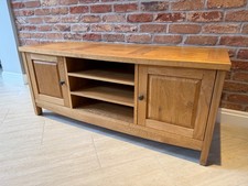 Solid Oak TV Table Cabinet