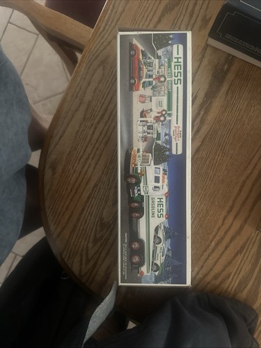 Hess toy truck and - and, racer