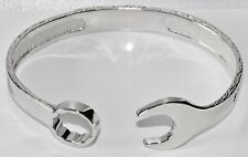 SOLID STERLING SILVER MEN'S HEAVY SPANNER BANGLE
