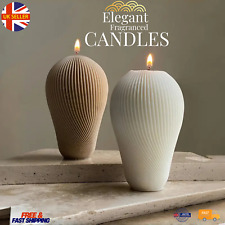 Elegant Handmade Scented Candle Gift Set, 2-Pack in Assorted Colours (UK)