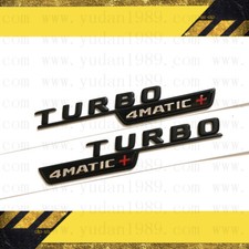 Black Turbo 4MATIC+ Side Decal