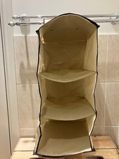 3 pocket fabric hanging storage rack