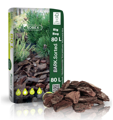Wooden mulch decorative - wooden, bark