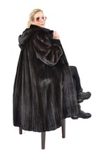 US5630 REAL MINK FUR COAT