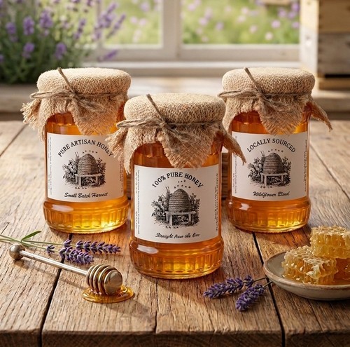 Personalised honey jar - personalised,