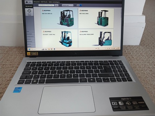 Forklift diagnostic laptop - diagnostic,