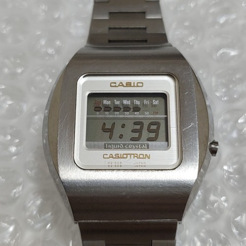 Working casio casiotron 02 - casiotron, qw-02