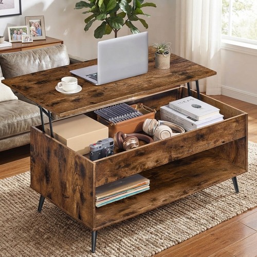 Stylish lift top coffee table - coffee,