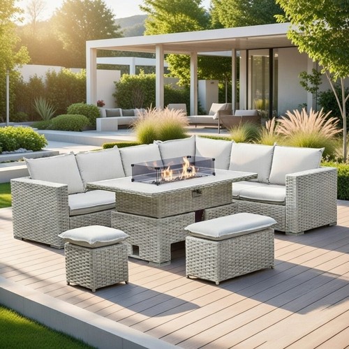 Living malibu grey rattan - living,