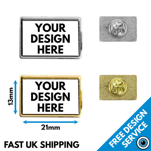 Custom printed lapel pins - lapel, •