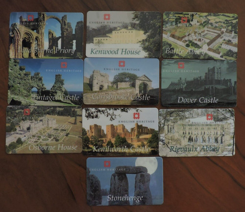 Set uk phonecards - 10,