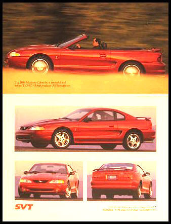 1996 ford mustang - 1996, svt