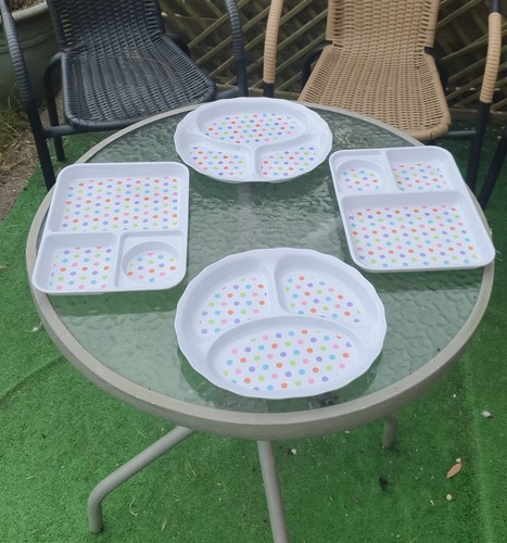 100 melamine picnic plates - picnic,