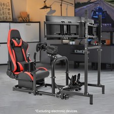 Marada Racing Simulator Cockpit With TV Stand Or Seat Fit Logitech G920 G923 G29