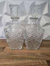 New glass decanters - x2,