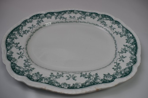 Antique booths serving platter - booths,