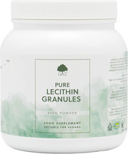 SOYA Lecithin Granules 400G - 98% Phosphatides - Non-Gmo, Made in the UK by G&G 