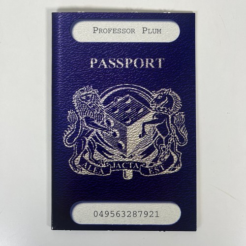 Cluedo passport murder - passport, to