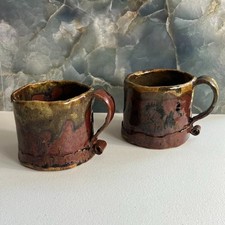 Studio Art x 2 Mugs 3 5/8"