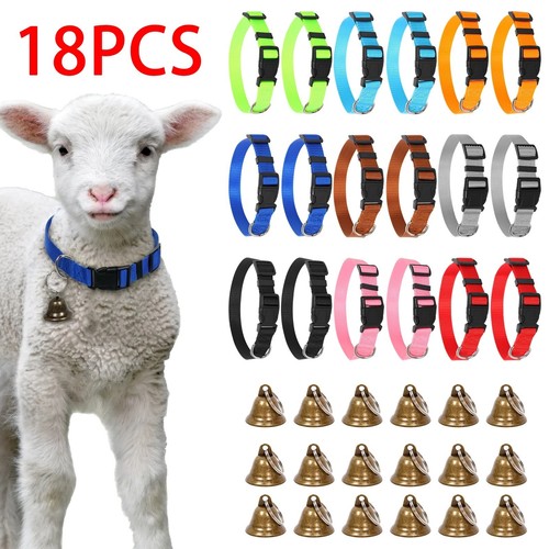 18pcs goat collars with bells - collars,