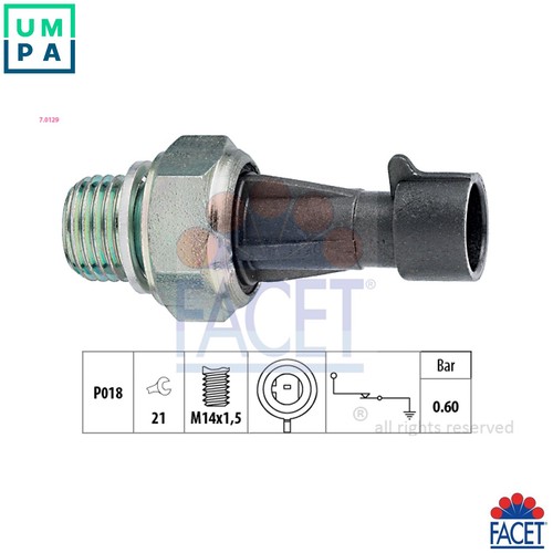 Oil pressure switch 0129 for - pressure, 7.0129