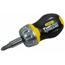 Stanley Fatmax Xtreme 0-69-221 Stubby Ratchet Multi Bit Screwdriver